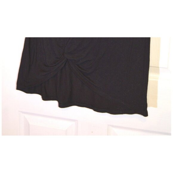 Time and Tru Black Blouse Short Sleeve Pullover Shirt Girls Child Size S (4-6) - Picture 3 of 3